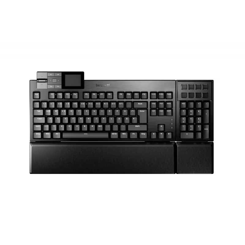 be quiet! Dark Mount Silent Tactile DE ISO tastiera gaming USB QWERTZ tedesco nero