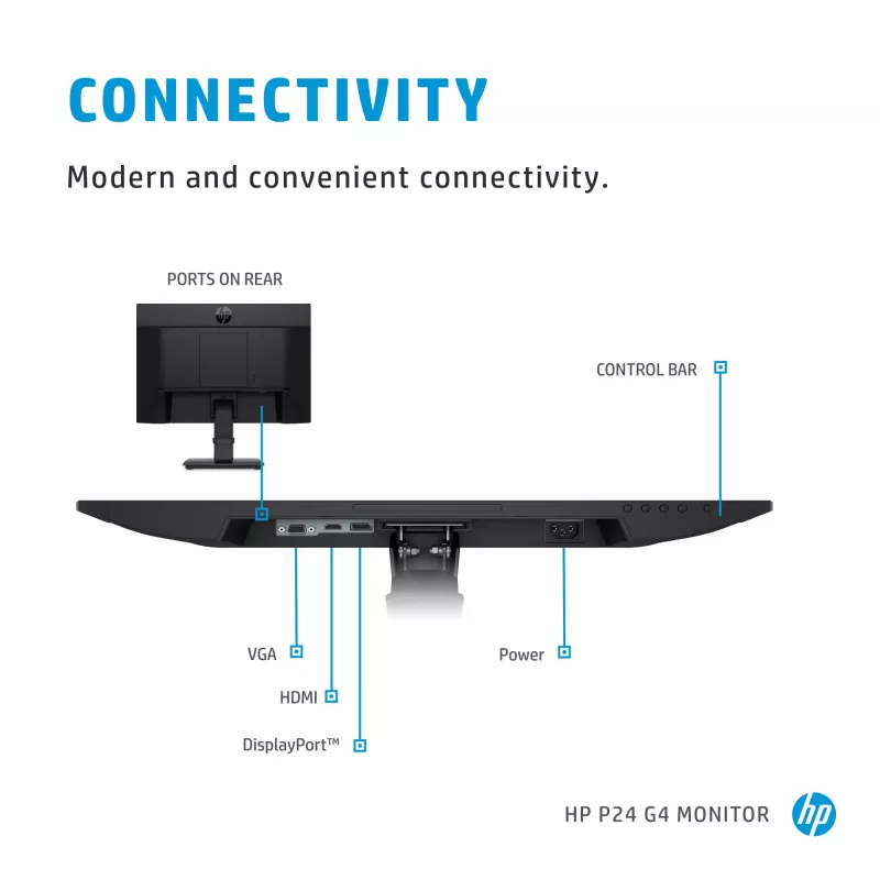 HP P-Series P24 G4 monitor per computer 60,5 cm (23,8