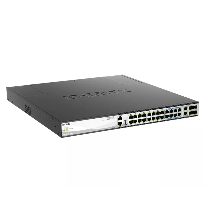 D-Link DMS-3130-30PS Switch di rete Managed L3 2.5G Ethernet (100/1000/2500) Power over Ethernet (PoE) 1U nero