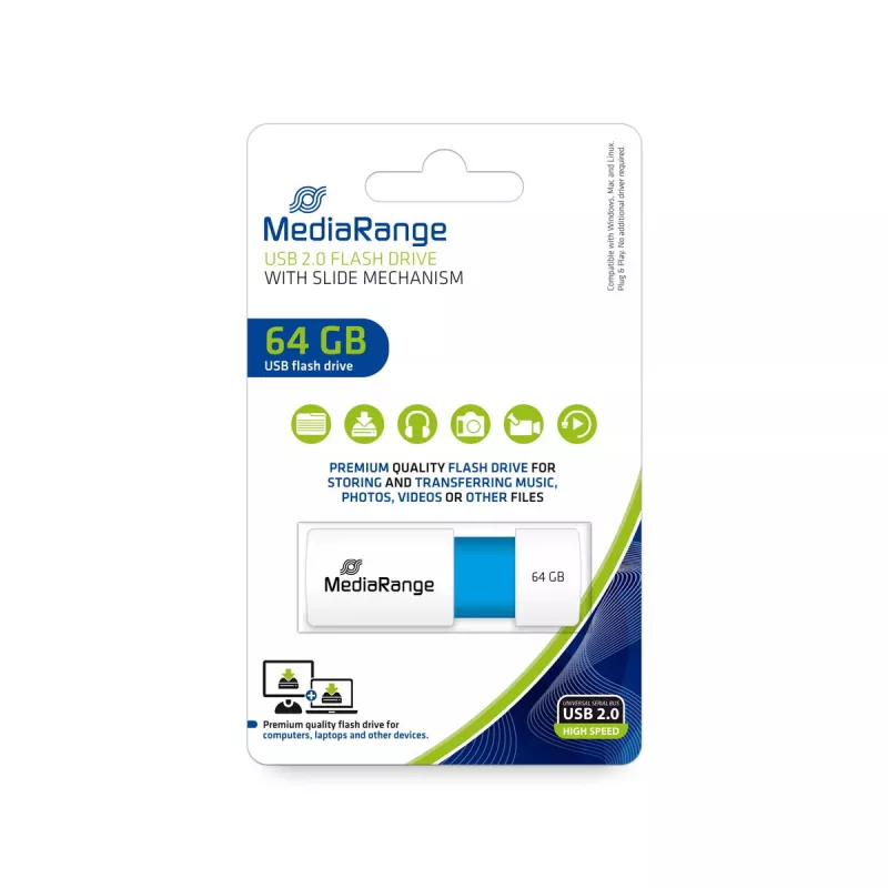 Chiavetta USB MediaRange 64 GB USB Type-A 2.0 MR974
