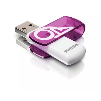 Chiavetta USB Philips FM64FD05B 64 GB USB Type-A 2.0 lilla, bianco