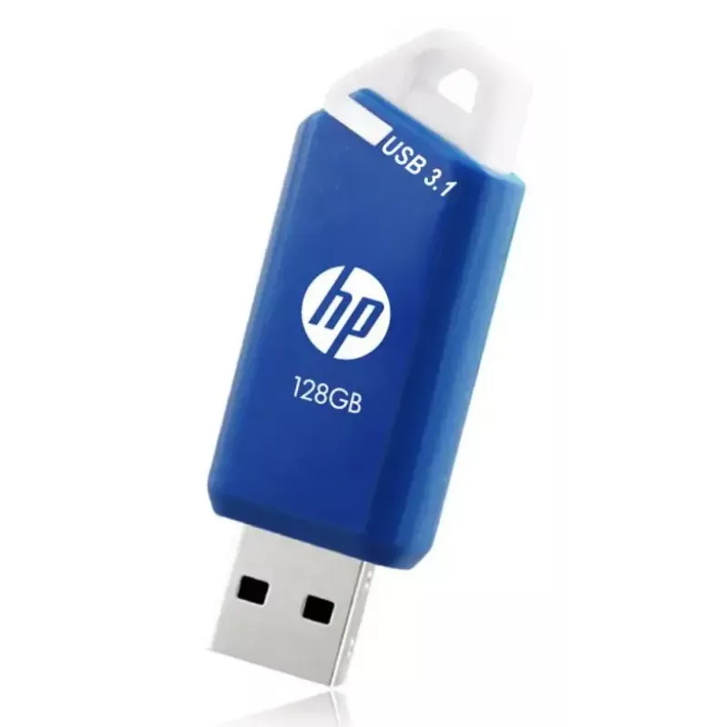 Chiavetta USB HP X755W PACK x3 - 128 GB, USB Type-A 3.2 Gen 1, design a scomparsa, blu/bianco
