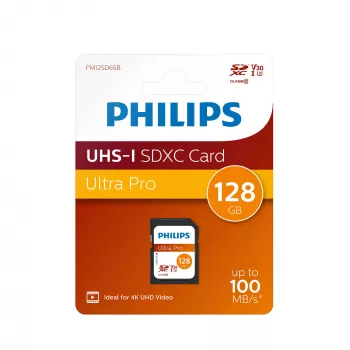 Memoria flash Philips 128 GB SDXC UHS-I FM12SD65B
