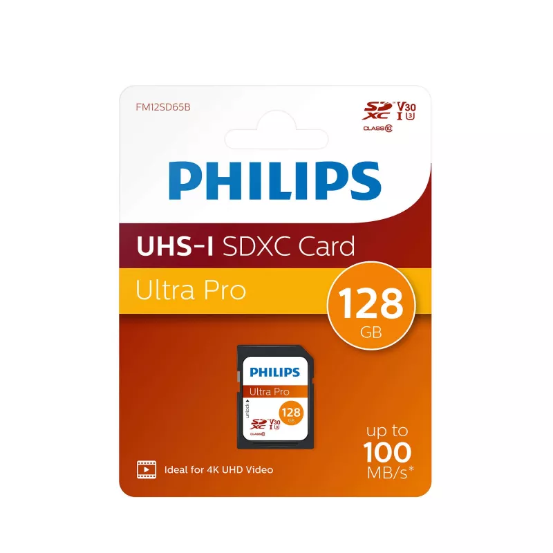 Memoria flash Philips 128 GB SDXC UHS-I FM12SD65B