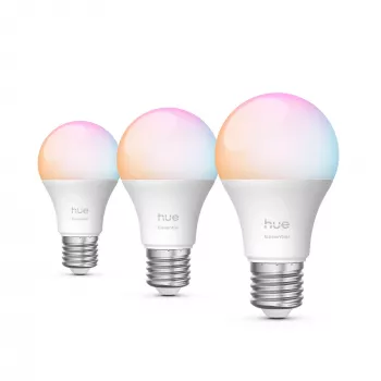 Philips Hue White and colour ambience Essential A60 – lampada smart E27 – 806 lm – 8W – confezione da 3