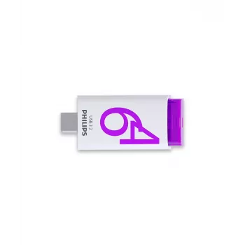 Philips Click chiavetta USB 64 GB USB Type-C 3.2 Gen 1 (3.1 Gen 1) viola, bianco