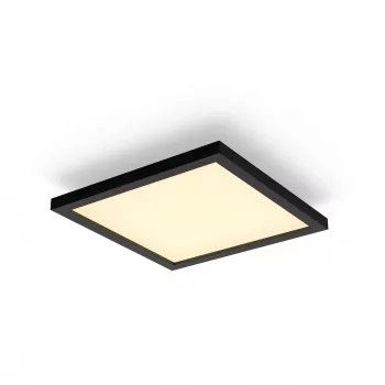 Plafoniera intelligente Philips Hue White Ambience Aurelle Square Panel Bluetooth nero