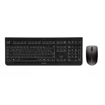 CHERRY DW 3000 tastiera e mouse inclusi universale RF wireless AZERTY belga nero