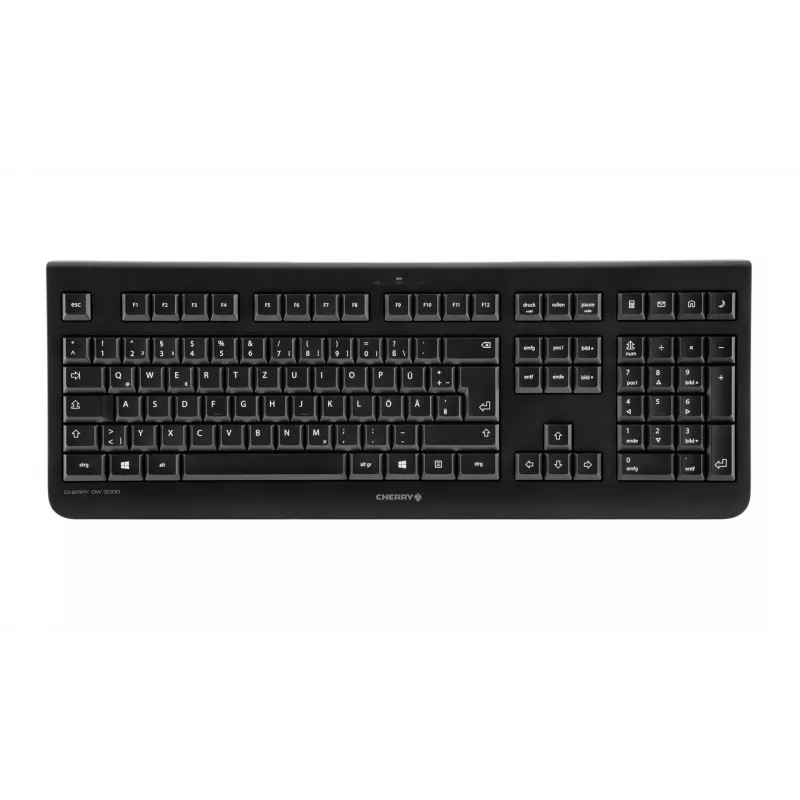 CHERRY DW 3000 tastiera e mouse inclusi universale RF wireless AZERTY belga nero
