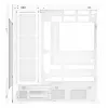 XPG STARKER AIR BTF mid-tower bianco