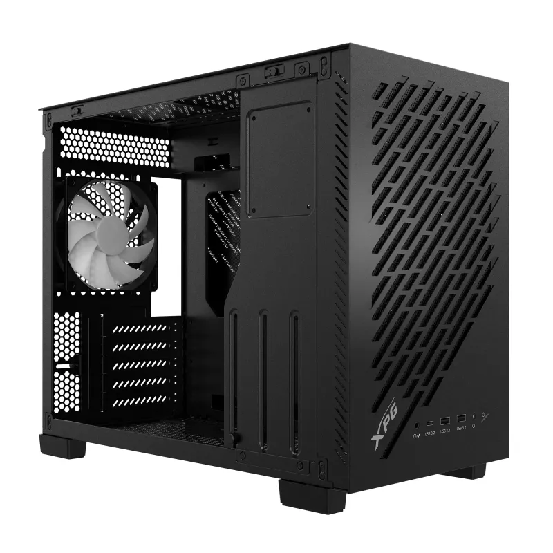 XPG VALOR AIR NANO case mid-tower - nero, midi-tower, PC, nero, micro-ATX, Mini-ITX, SPCC, 17 cm