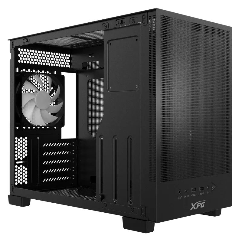 XPG VALOR MESH NANO case mid-tower - nero, midi-tower, PC, nero, micro-ATX, Mini-ITX, SPCC, 17 cm
