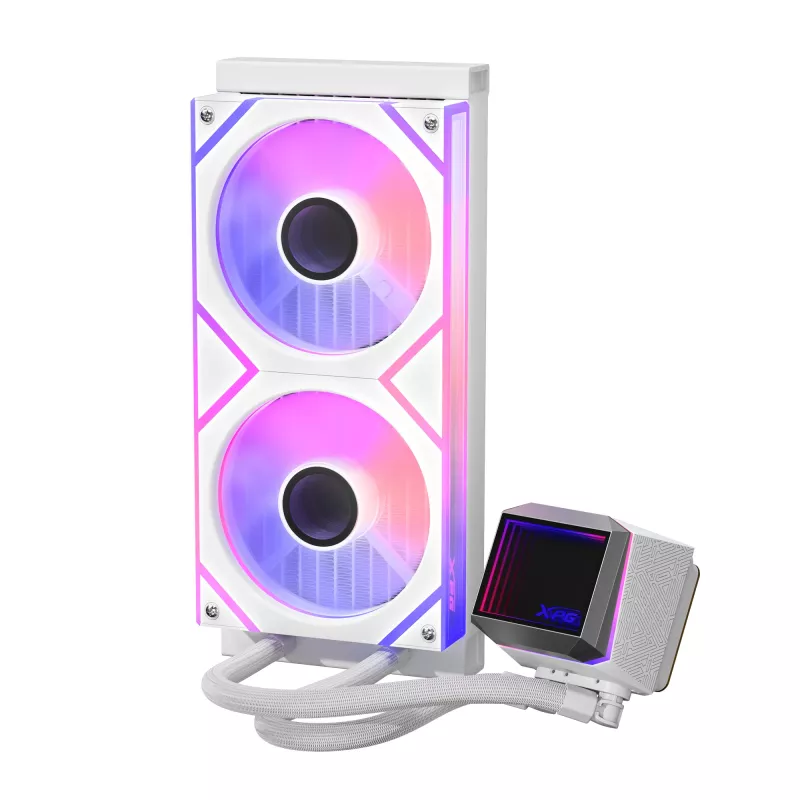 XPG LEVANTE II 240 bianco, sistema di raffreddamento a liquido, 12 cm, 26,7 Sone, bianco