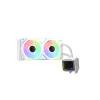 XPG LEVANTE II 240 bianco, sistema di raffreddamento a liquido, 12 cm, 26,7 Sone, bianco