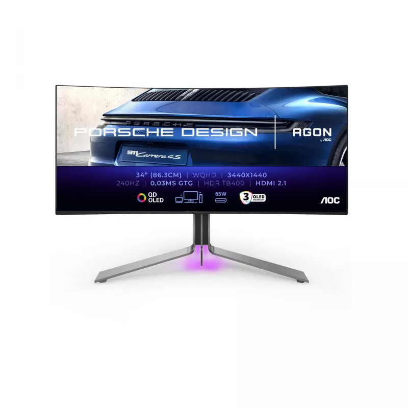 Monitor per computer AOC Porsche PD34 86,4 cm (34