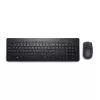 Set tastiera e mouse Dell KM3322W — wireless RF, full-size tedesco QWERTZ, nero