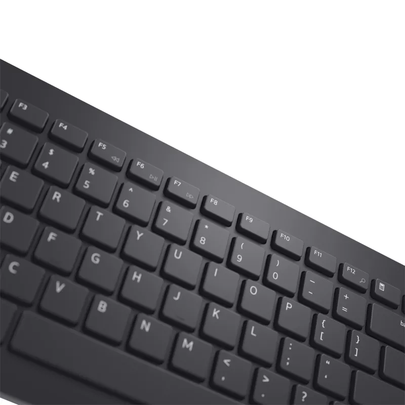 Set tastiera e mouse Dell KM3322W — wireless RF, full-size tedesco QWERTZ, nero
