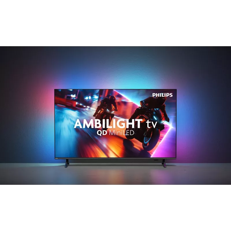 Philips Ambilight 55MLED910/12 TV Mini LED QLED 139,7 cm (55 pollici) 4K Ultra HD 144 Hz Smart TV Wi-Fi nero