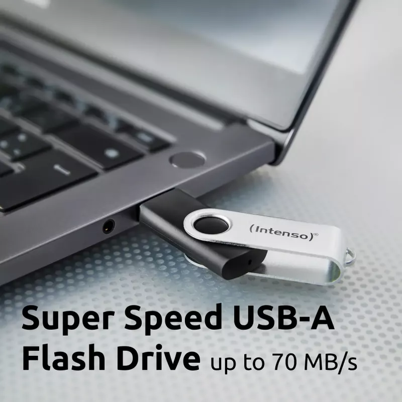 Chiavetta USB Intenso 128 GB USB-A 3.2 Gen 1x1 nero-argento