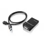 Lenovo USB 3.0 - DVI/VGA Adattatore grafico USB 2048 x 1152 Pixel nero