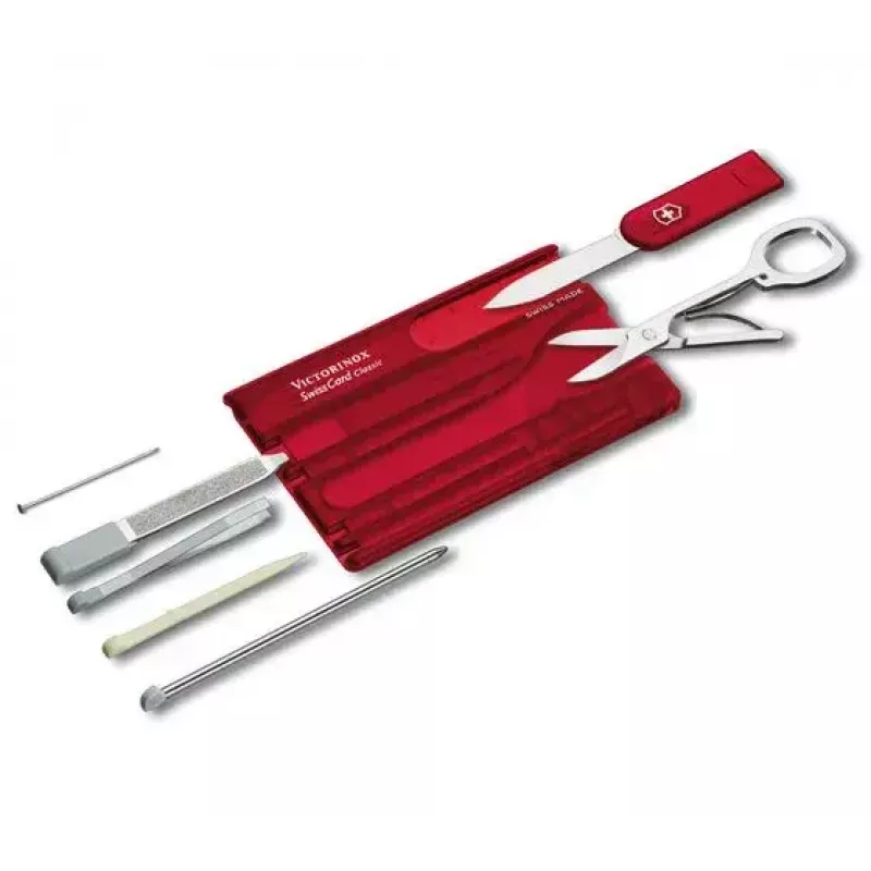 SwissCard Classic Victorinox rosso