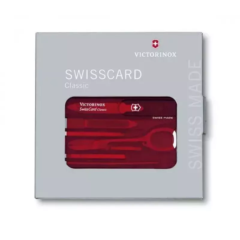 SwissCard Classic Victorinox rosso