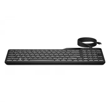 HP 400 tastiera cablata retroilluminata formato completo USB nero