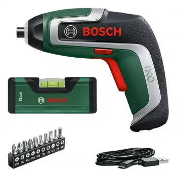 Avvitatore a batteria Bosch IXO 7 con set di 32 punte, avvitatore manuale ricaricabile