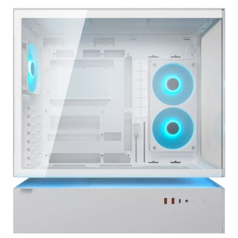 Case Midi-Tower COUGAR, CFV235, ARGB, vetro, bianco