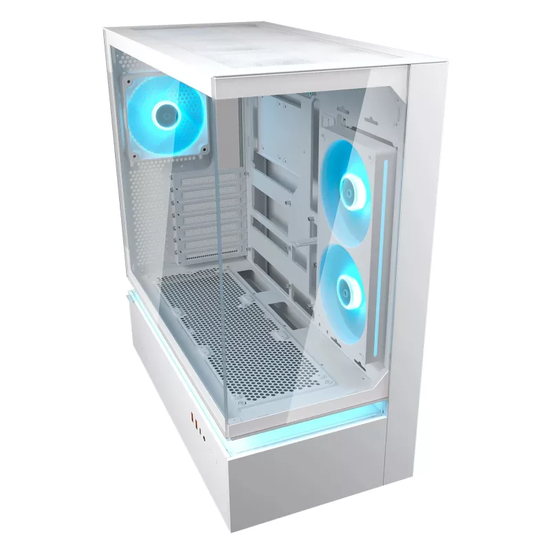Case Midi-Tower COUGAR, CFV235, ARGB, vetro, bianco
