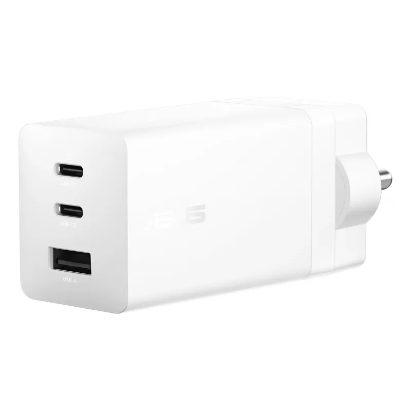 Caricabatterie ASUS 100W USB-C GaN universale bianco AC ricarica rapida per interni