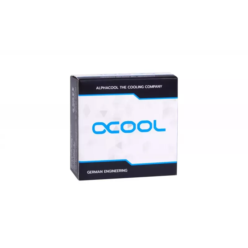 Alphacool ES D-Plug raccordo a innesto, G1/4 maschio - G1/4 maschio, nero