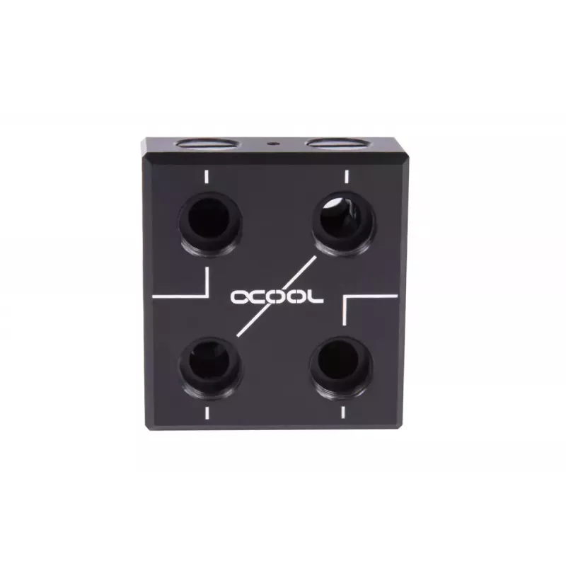 Water block Alphacool 12993 acetale rame nichel nero 52mm 56mm 22.5mm