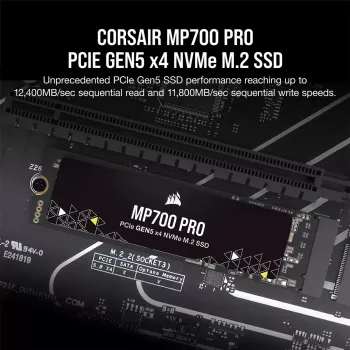 Unità SSD Corsair 1 TB M.2 PCI Express 5.0 MP700 PRO