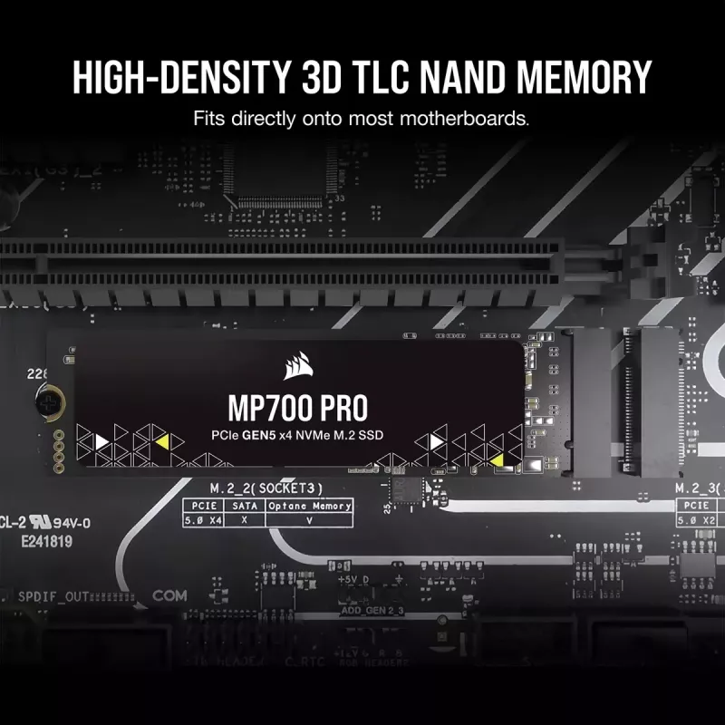 Unità SSD Corsair 1 TB M.2 PCI Express 5.0 MP700 PRO