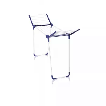Stendibiancheria a pavimento Leifheit Pegasus 120 Solid Compact, pieghevole metallo/plastica, 12 m superficie di asciugatura, 920×440×1490 mm
