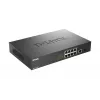 Switch di rete D-Link DGS-1010MP/E Unmanaged L2 Gigabit Ethernet (10/100/1000) Power over Ethernet (PoE) 1U nero