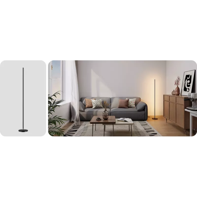 Lampada da terra Govee Matter RGBICW H8076C13 — illuminazione LED intelligente con RGBIC e bianco regolabile