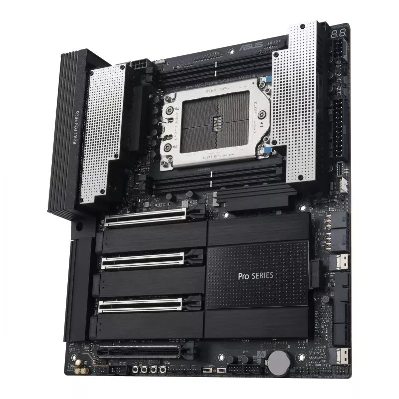 Scheda madre ASUS PRO WS TRX50-SAGE WIFI A — AMD TRX50, socket sTR5, CEB, DDR5, Wi‑Fi 7