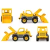 Lena EcoActives Earth Mover, trattore, 2 anno/i, plastica, legno, nero, grigio, giallo