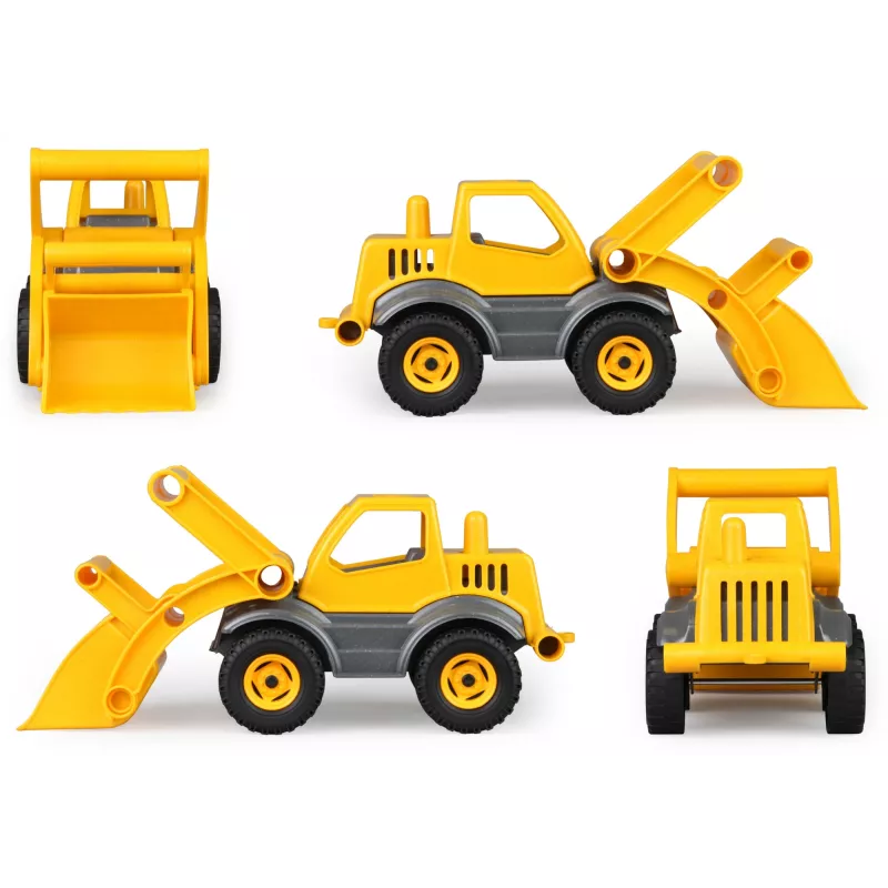 Lena EcoActives Earth Mover, trattore, 2 anno/i, plastica, legno, nero, grigio, giallo