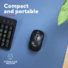 Mouse Trust Yvi+ universale ambidestro RF wireless + Bluetooth ottico 1600 DPI