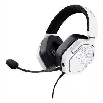 Headset Trust GXT492W Carus con filo archetto gaming bianco