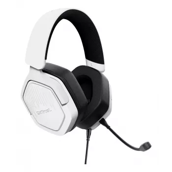 Headset Trust GXT492W Carus con filo archetto gaming bianco