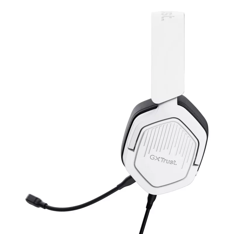 Headset Trust GXT492W Carus con filo archetto gaming bianco