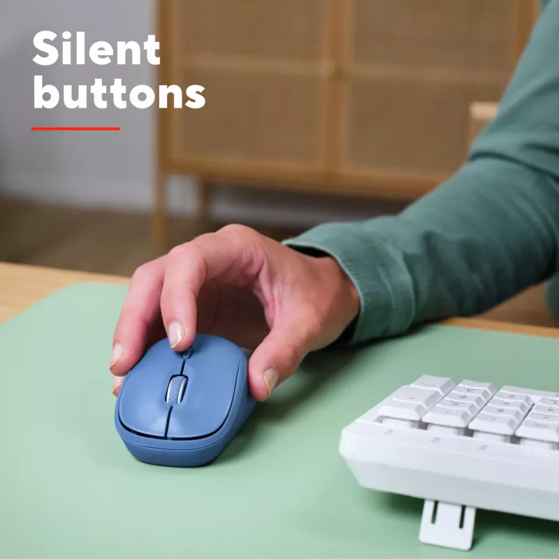 Mouse Trust Yvi+ universale ambidestro RF wireless + Bluetooth ottico 1600 DPI