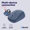 Mouse Trust Yvi+ universale ambidestro RF wireless + Bluetooth ottico 1600 DPI