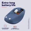 Mouse Trust Yvi+ universale ambidestro RF wireless + Bluetooth ottico 1600 DPI