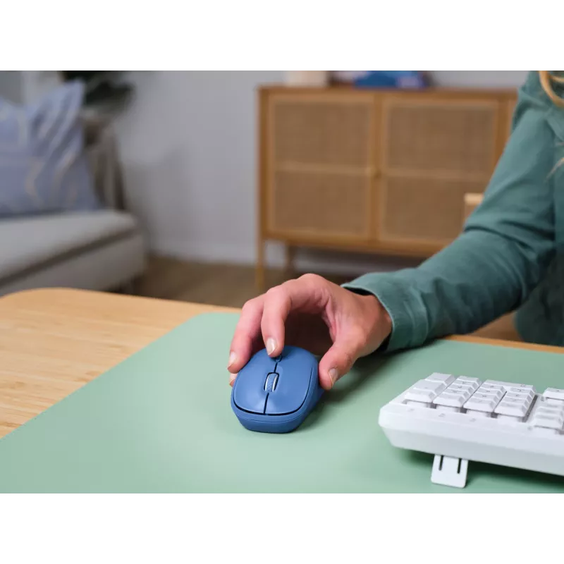 Mouse Trust Yvi+ universale ambidestro RF wireless + Bluetooth ottico 1600 DPI
