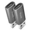 Trust Calyx USB Type-C USB Type-A grigio connettore 1 USB Type-C connettore 2 USB Type-A